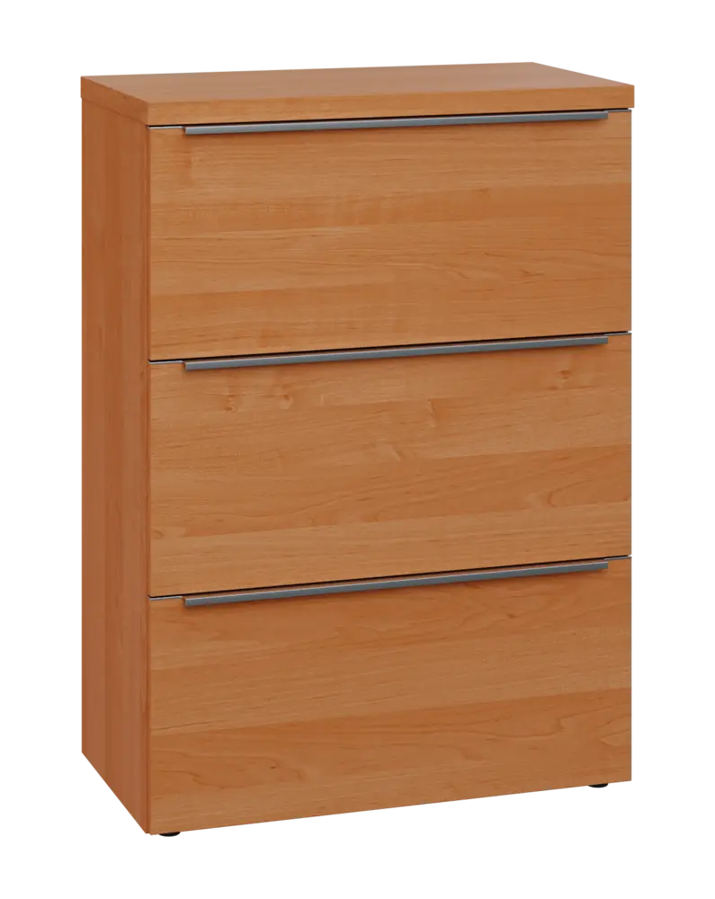 SIN 3 - 83Z kancelářská skříň, 3-zásuvková, 1120x800x400, olše jantar